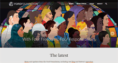 Desktop Screenshot of fordfound.org