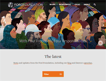 Tablet Screenshot of fordfound.org